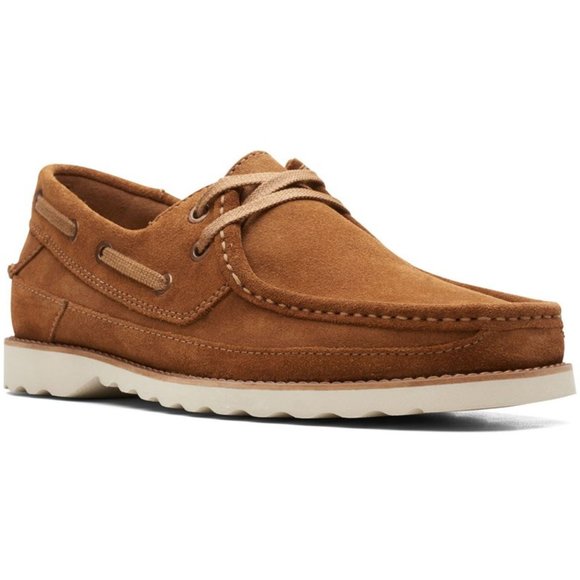 Clarks Durleigh Sail Cognac Suede main image 5